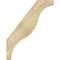 Ekena Millwork 4"W x 30"D x 38"H Funston Rough Sawn Knee Brace, Douglas Fir BRC04X30X38FST00RDF - alternate 3